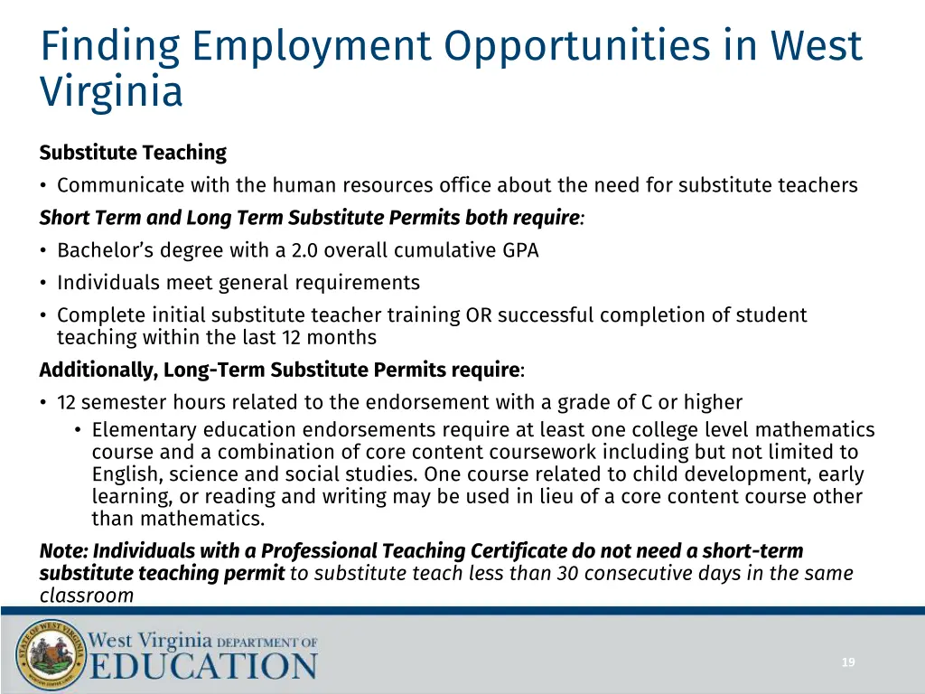 finding employment opportunities in west virginia 2