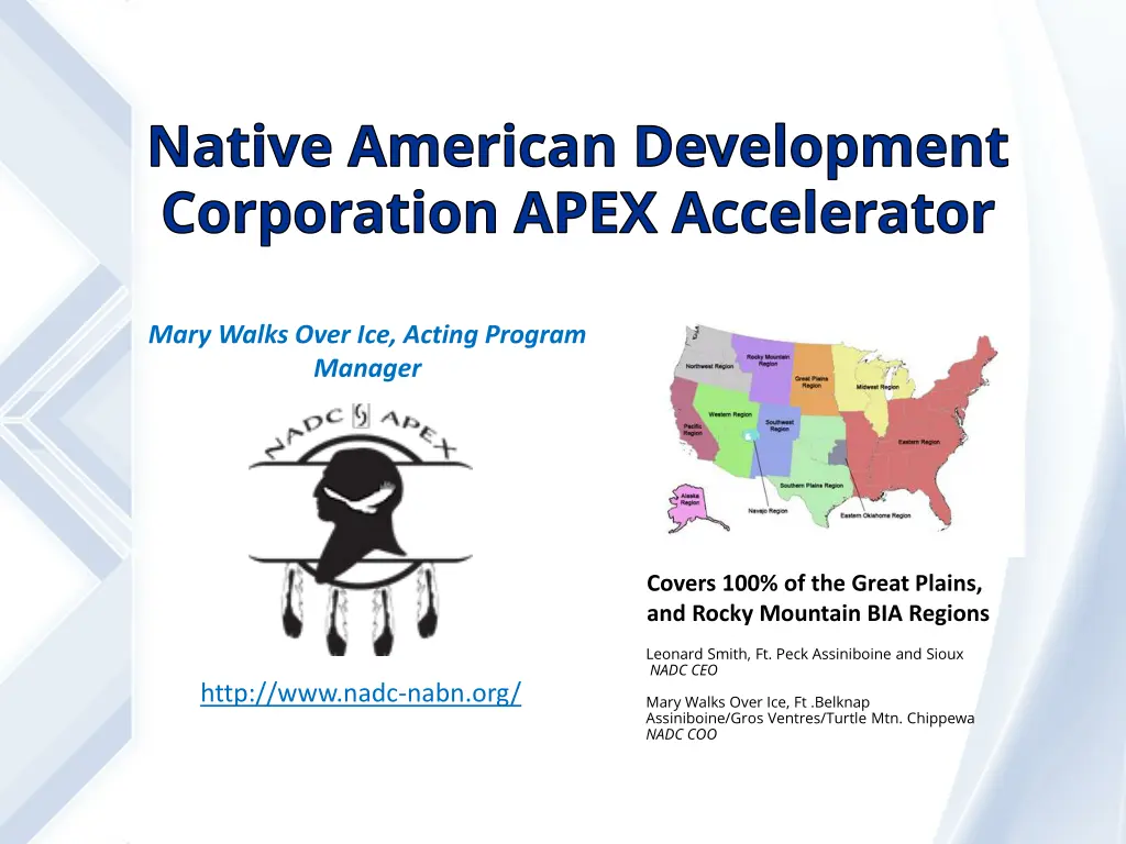 native american development corporation apex