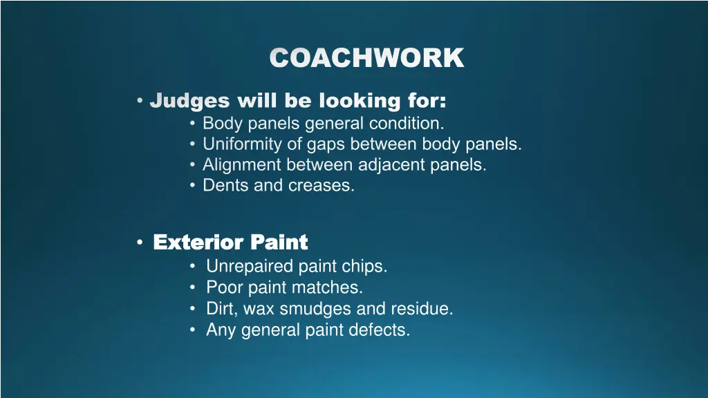 coachwork coachwork