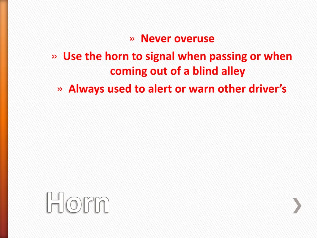 never overuse