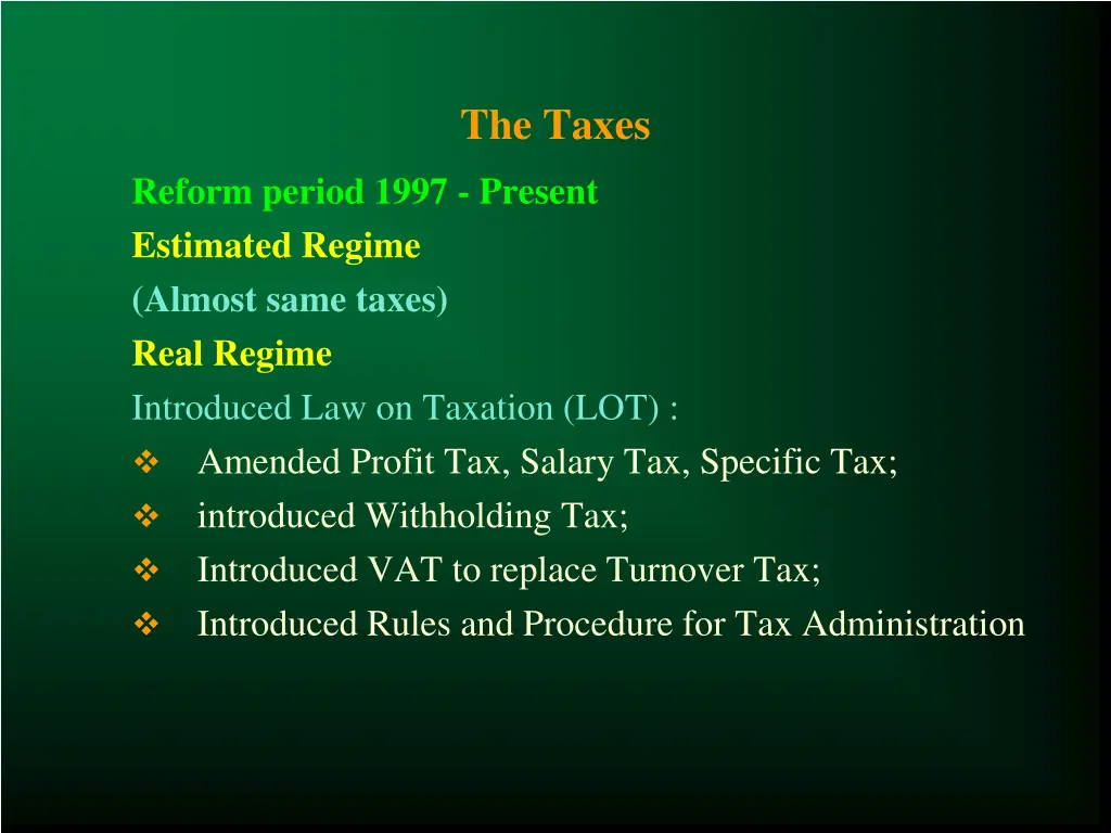 the taxes 2