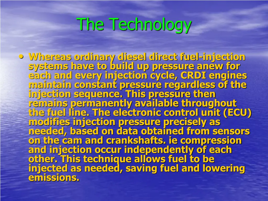 the technology