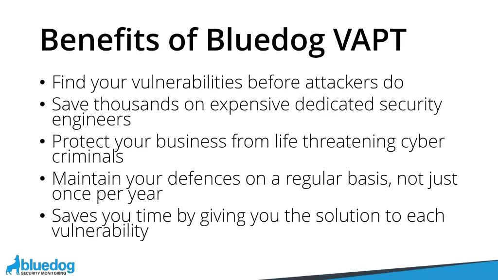 benefits of bluedog vapt