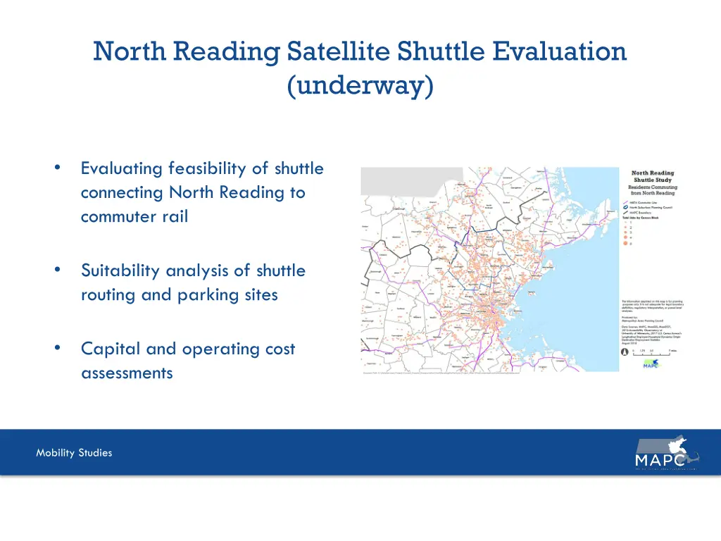 north reading satellite shuttle evaluation