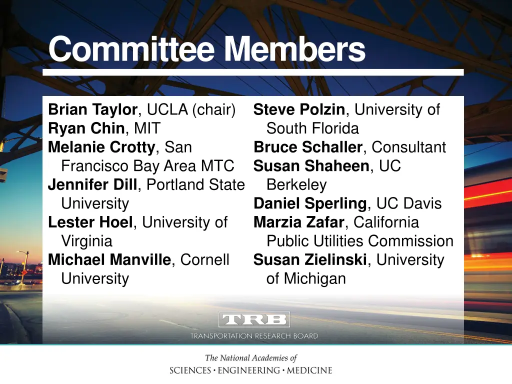 committee members