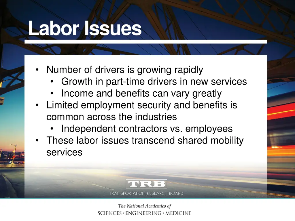 labor issues