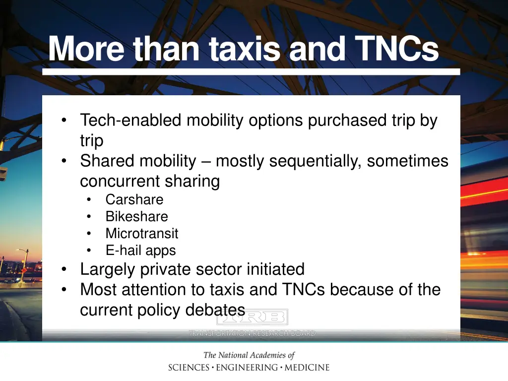 more than taxis and tncs