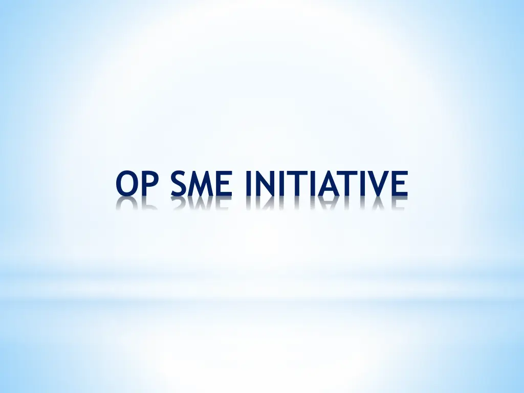 op sme initiative