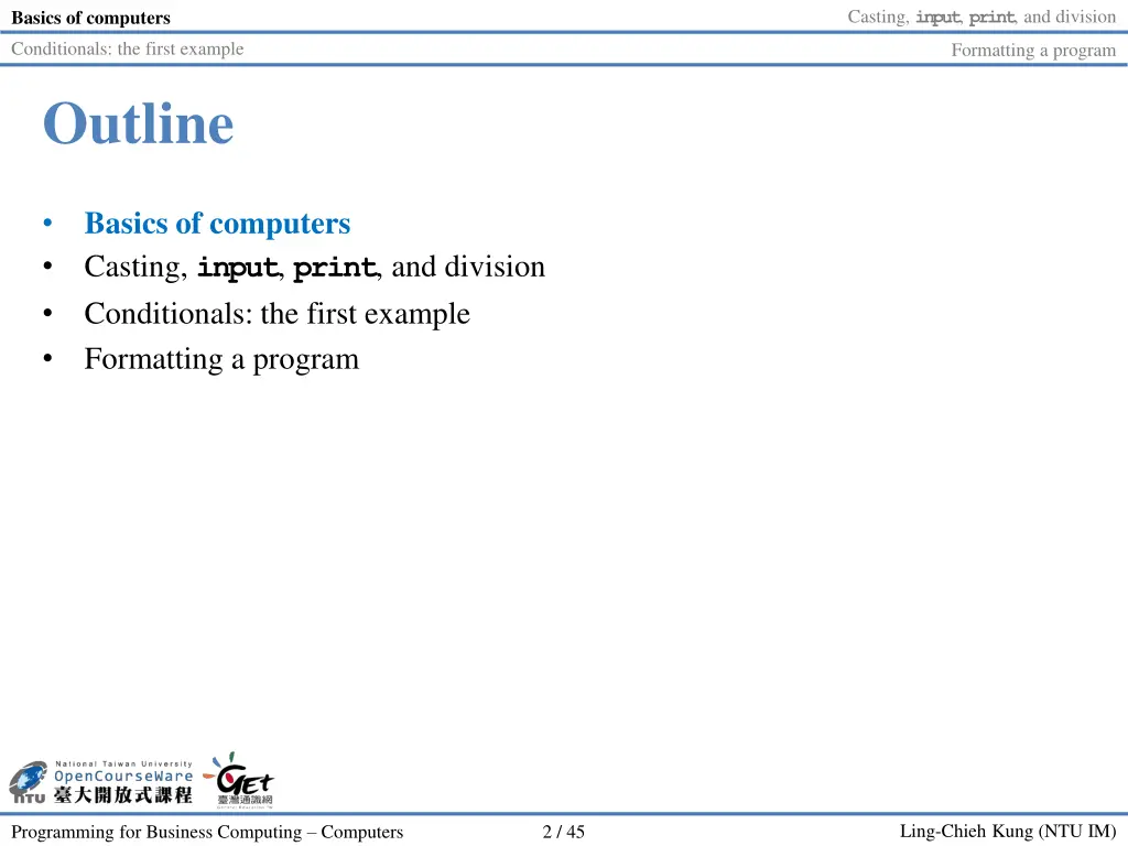casting input print and division 1