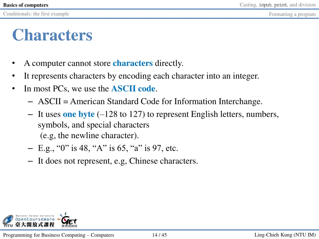 casting input print and division 13