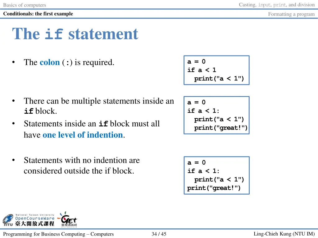 casting input print and division 33