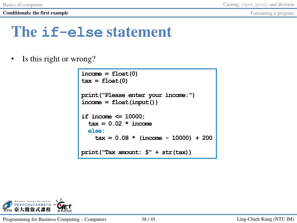 casting input print and division 37