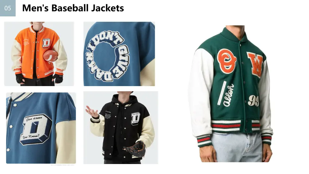 men s baseball jackets