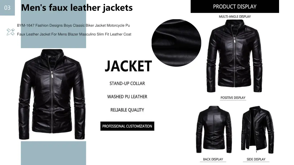 men s faux leather jackets