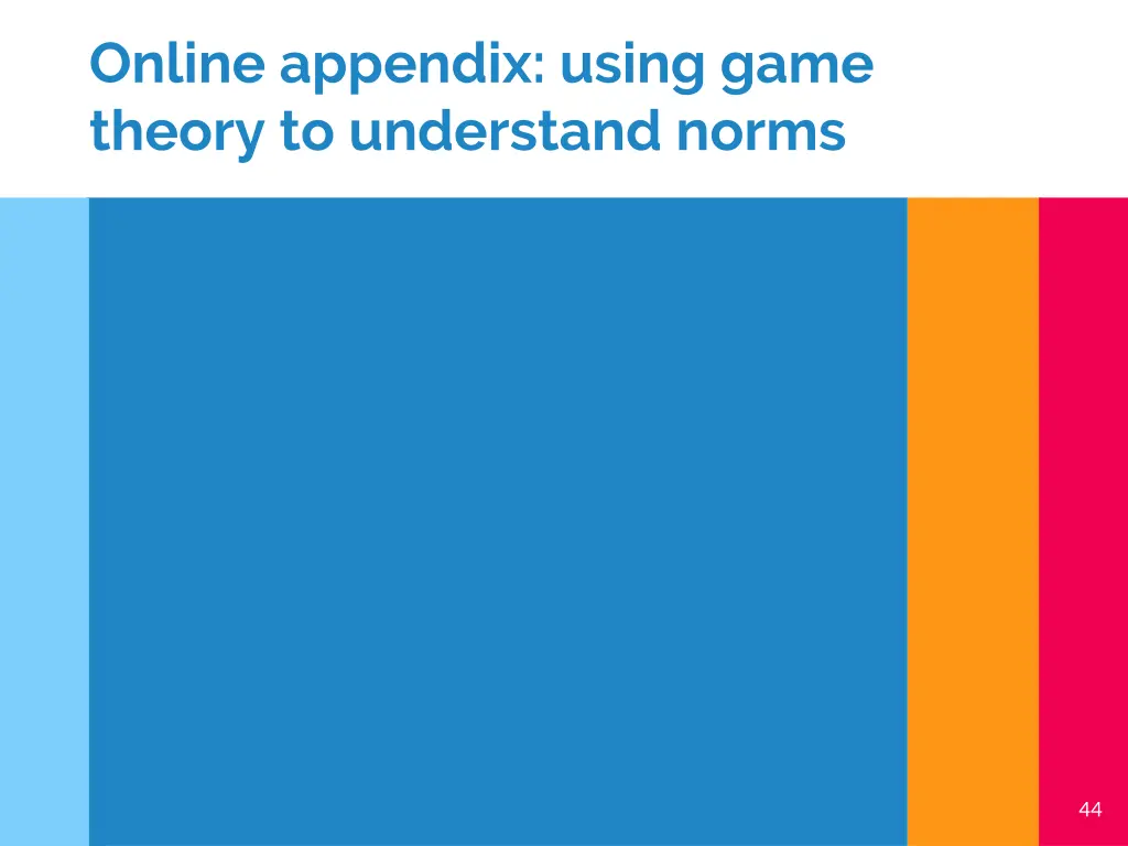 online appendix using game theory to understand