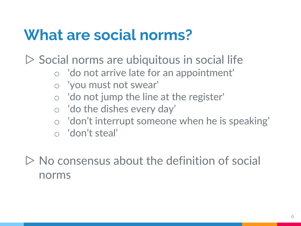 what are social norms 1