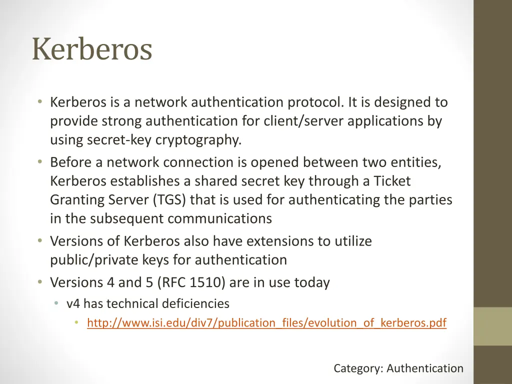 kerberos