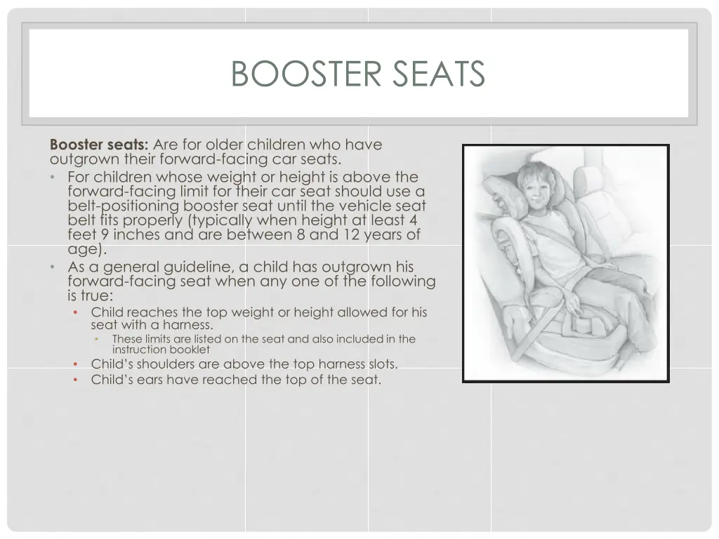 booster seats