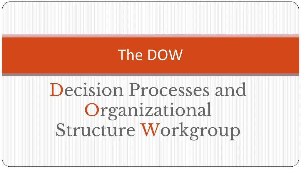 the dow