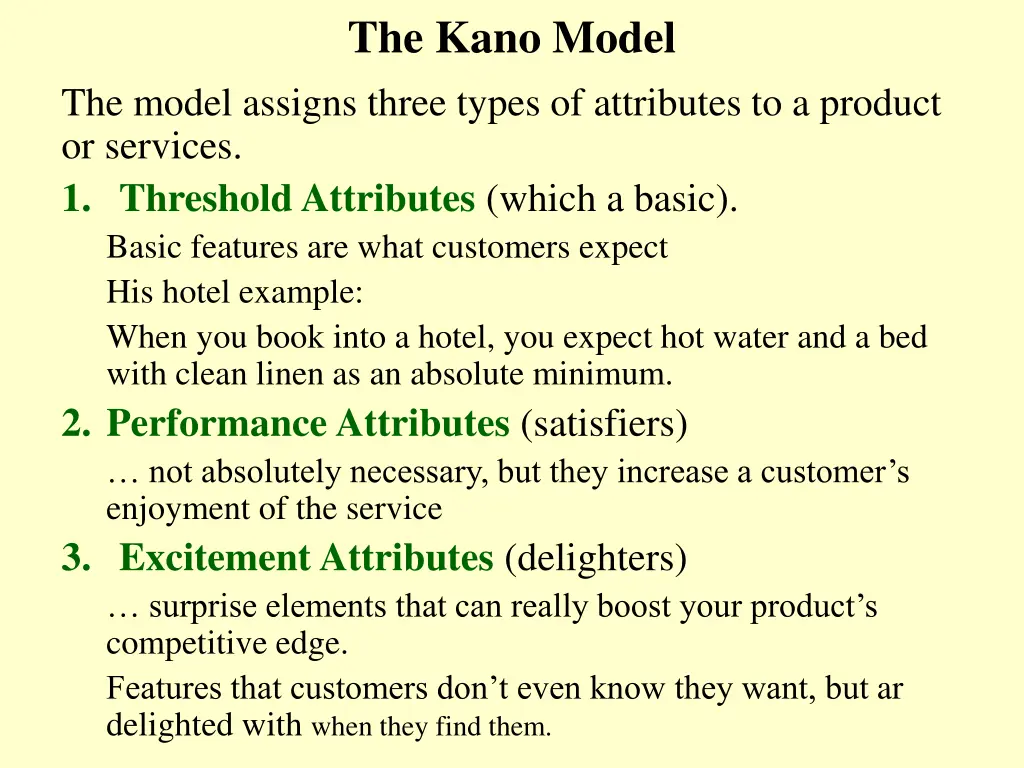 the kano model 2