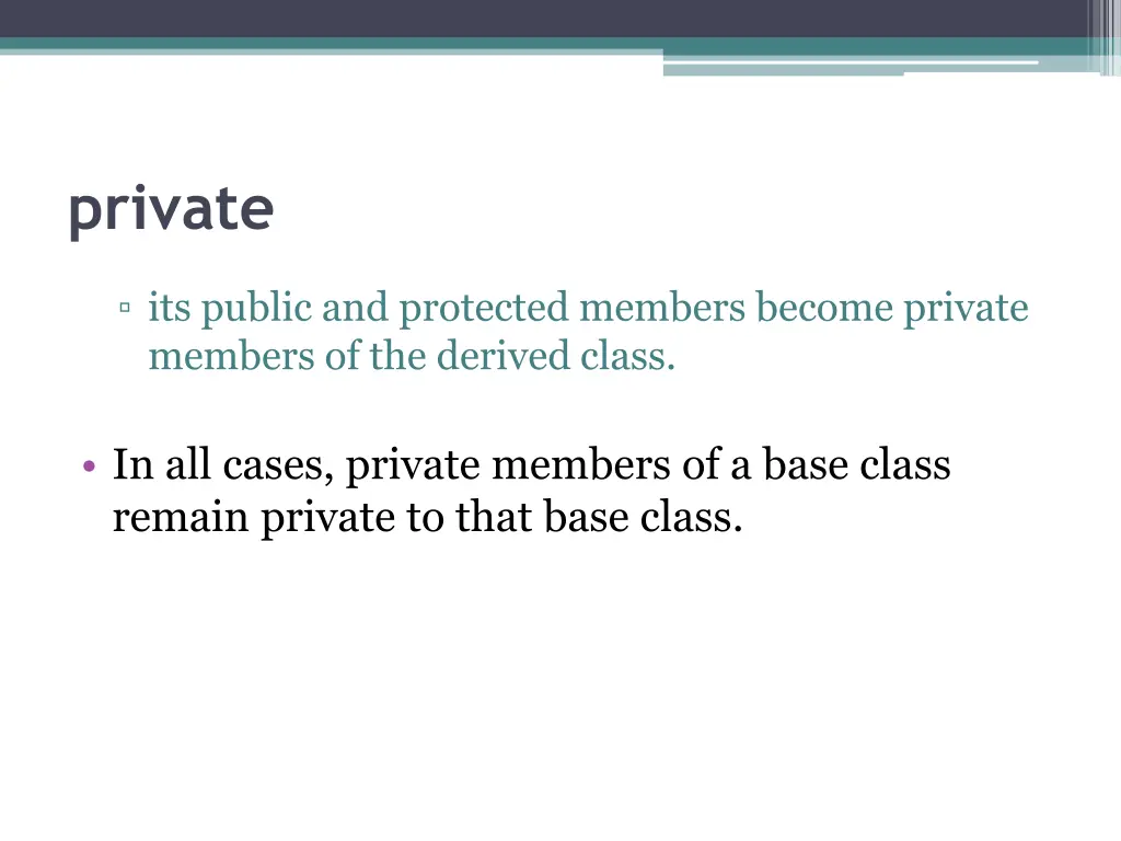 private