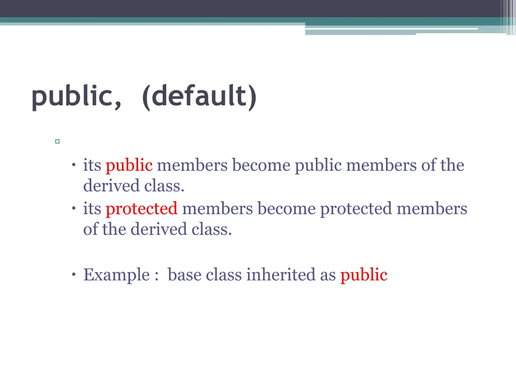 public default