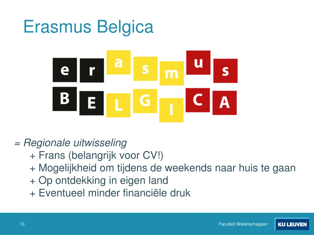 erasmus belgica