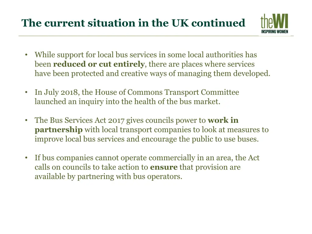 the current situation in the uk continued