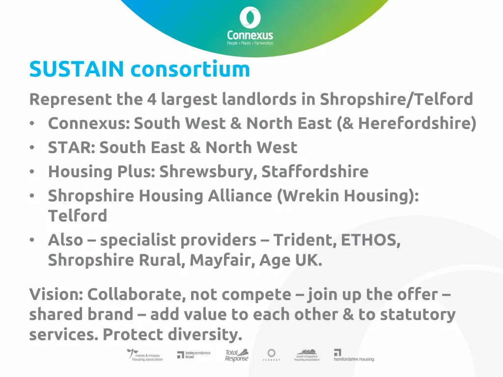 sustain consortium represent the 4 largest