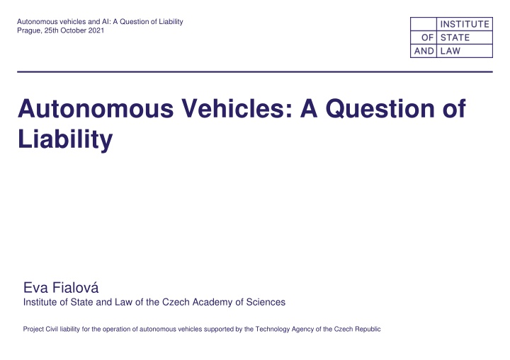 autonomous vehicles and ai a question