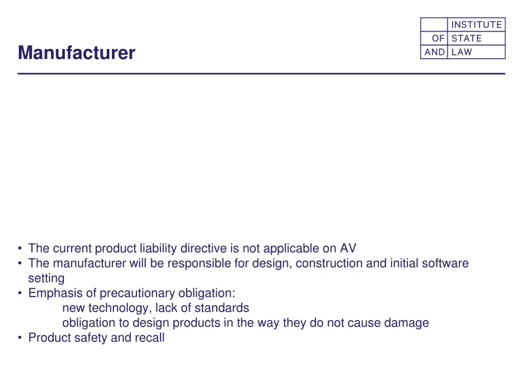 manufacturer