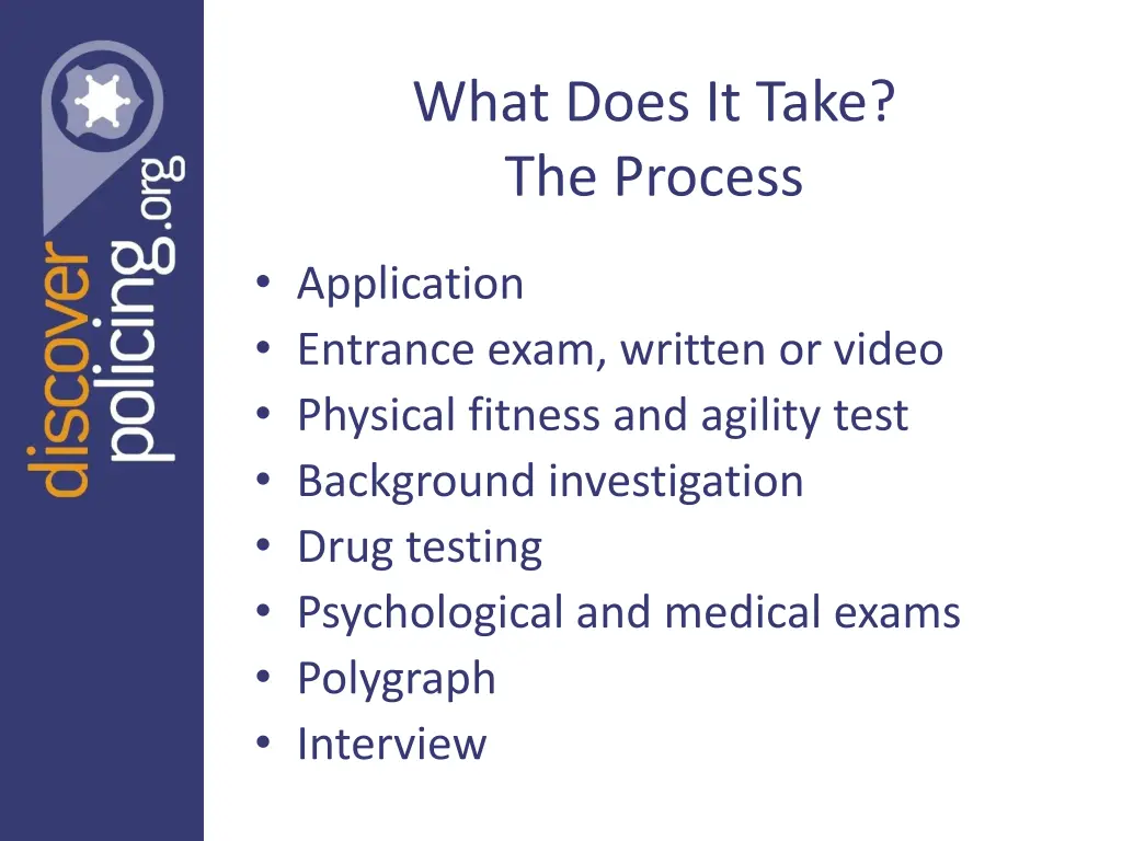 what does it take the process