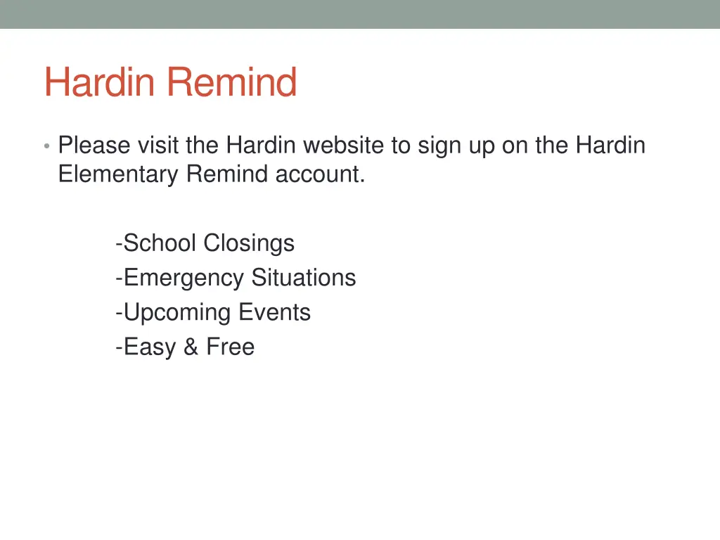 hardin remind