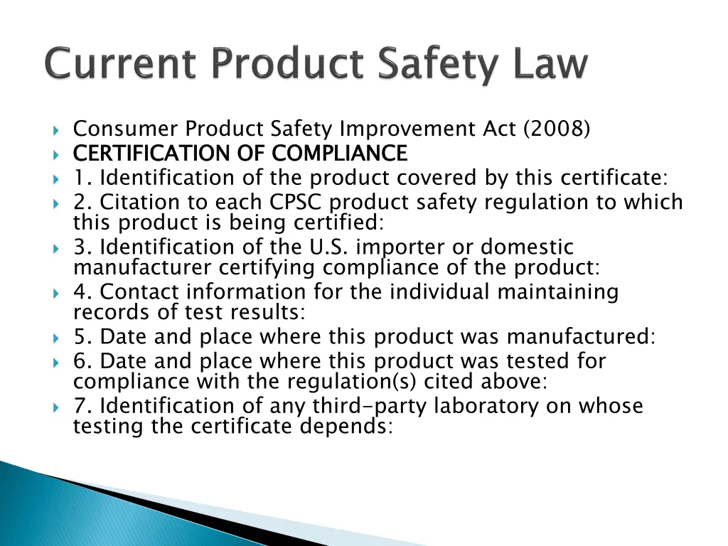 consumer product safety improvement act 2008