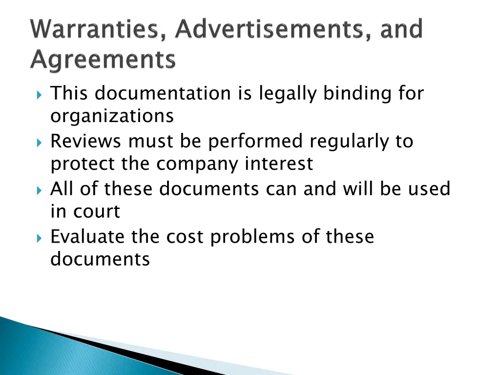 this documentation is legally binding