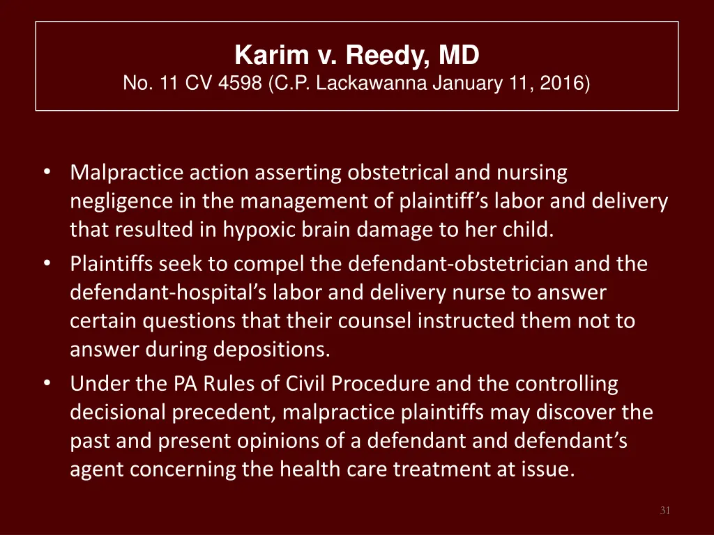 karim v reedy md no 11 cv 4598 c p lackawanna
