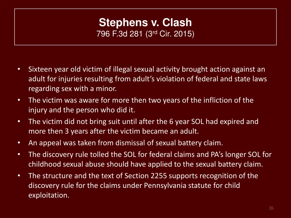 stephens v clash 796 f 3d 281 3 rd cir 2015