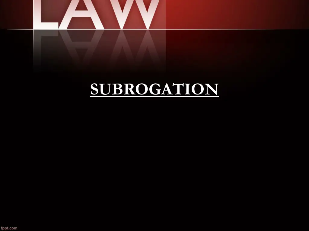 subrogation