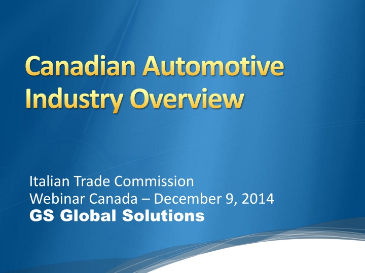 canadian automotive industry overview