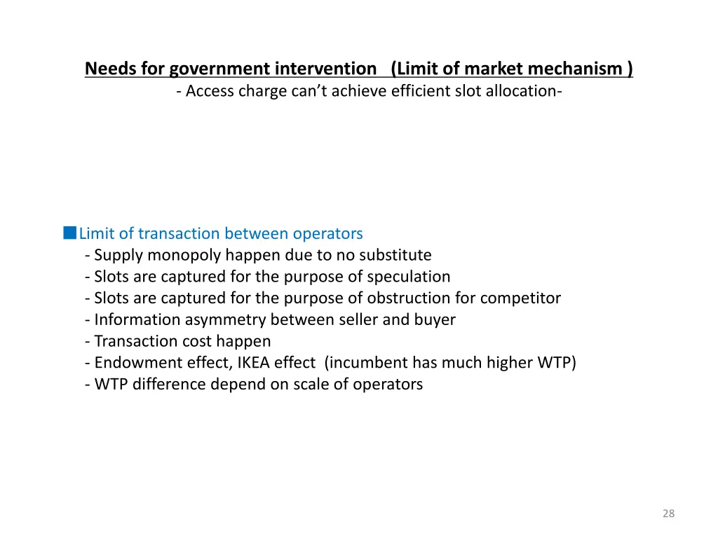 needs for government intervention limit of market 1