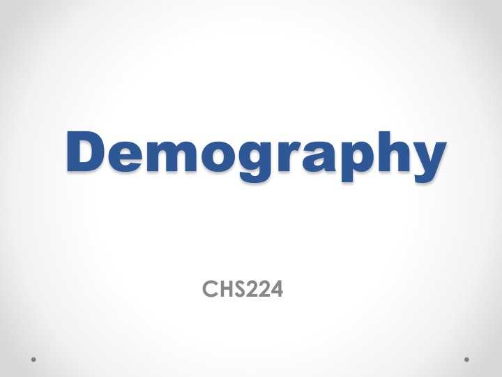 demography