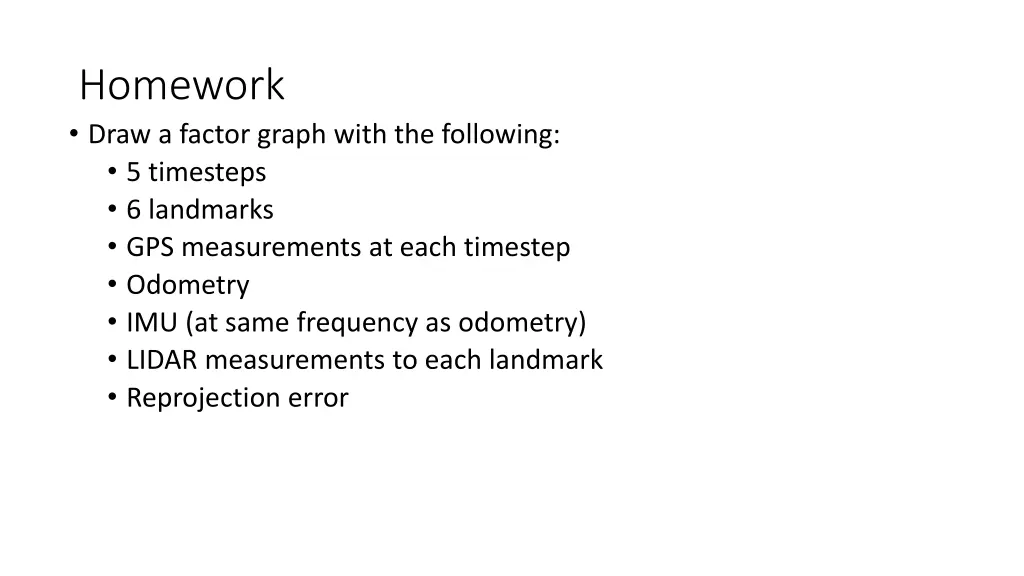 homework draw a factor graph with the following