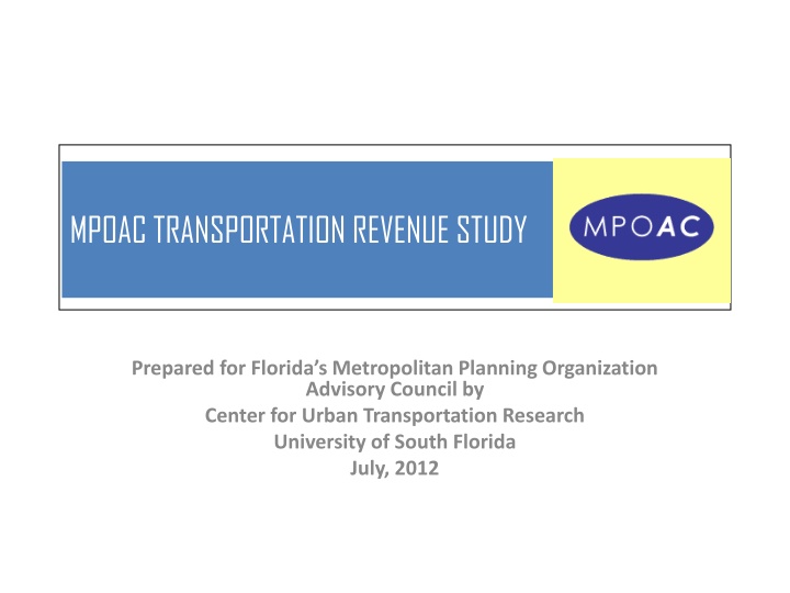 mpoac transportation revenue study