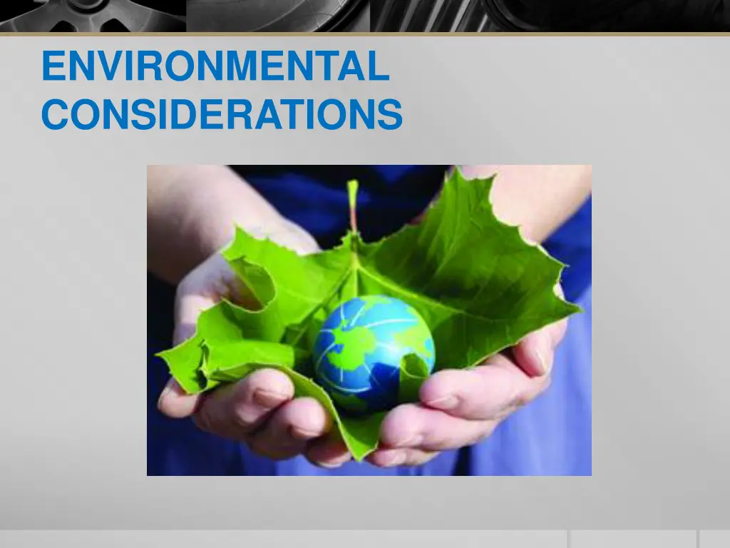 environmental considerations