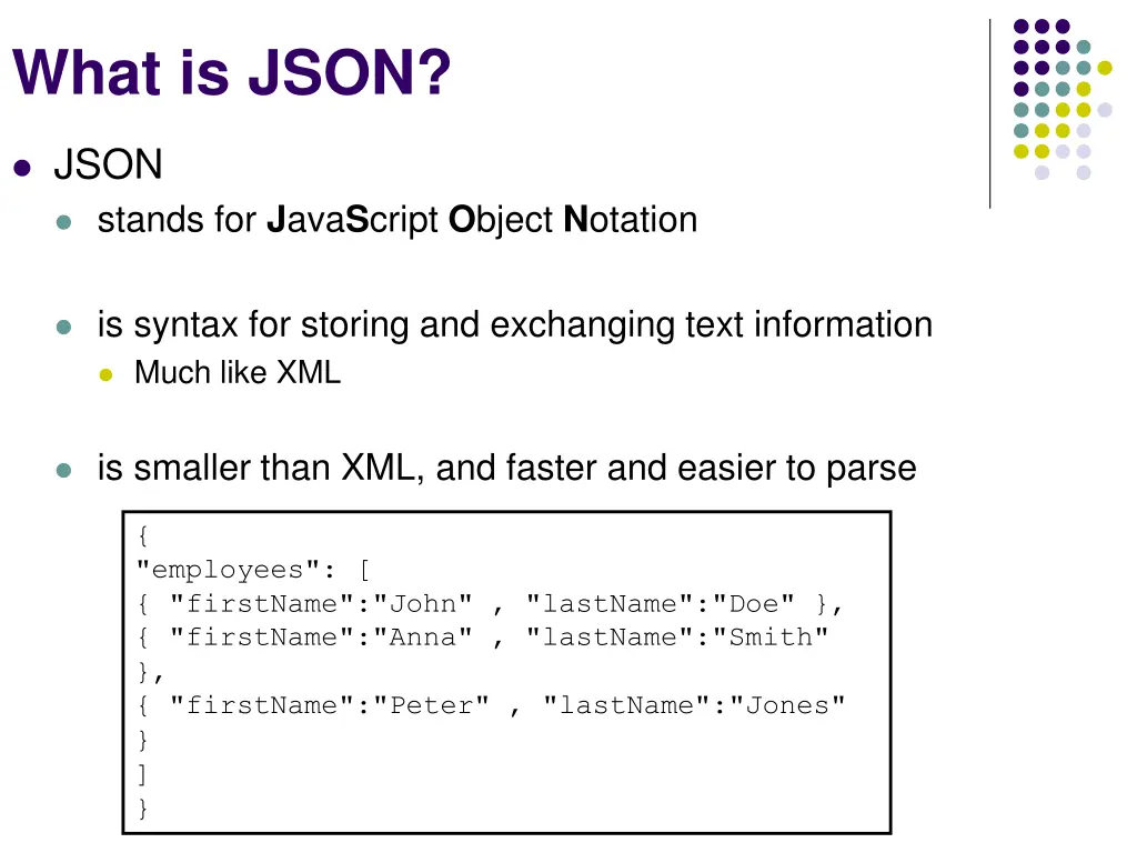 what is json