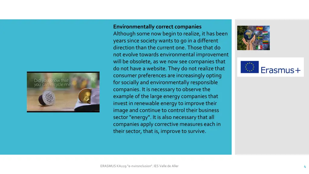 environmentally correct companies although some