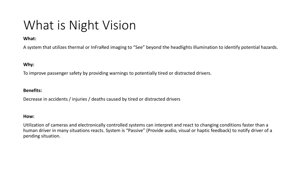 what is night vision