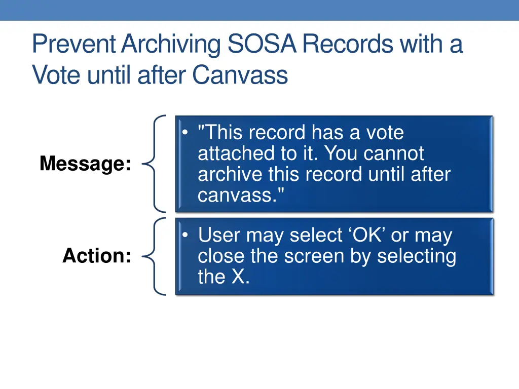 prevent archiving sosa records with a vote until