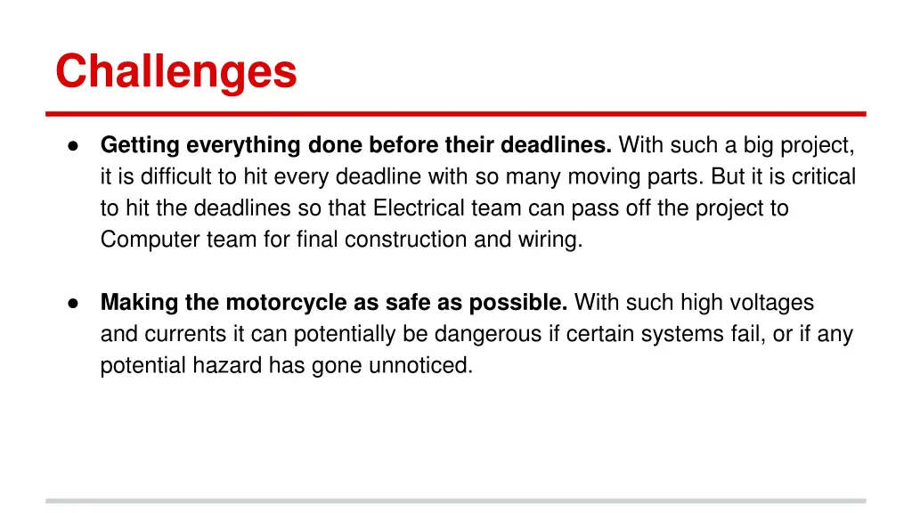 challenges
