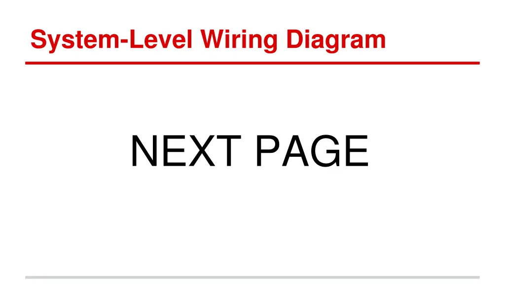system level wiring diagram